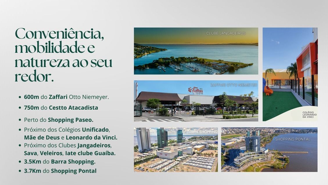 Apartamento no bairro Tristeza com 3 suítes e 2 vagas (conclusão em 2028)