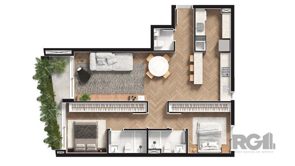 Apartamento, 2 quartos, 82 m² - Foto 7