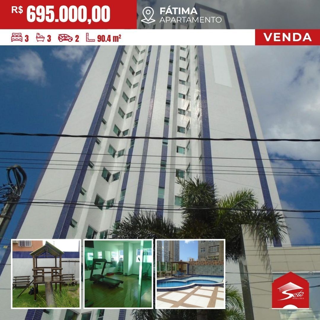 (AP1299) APTO COM ÁREA DE 98M² - FÁTIMA