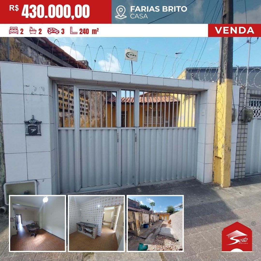 (CA8208) Casa com terreno de 240m² na Av. Bezerra de Menezes