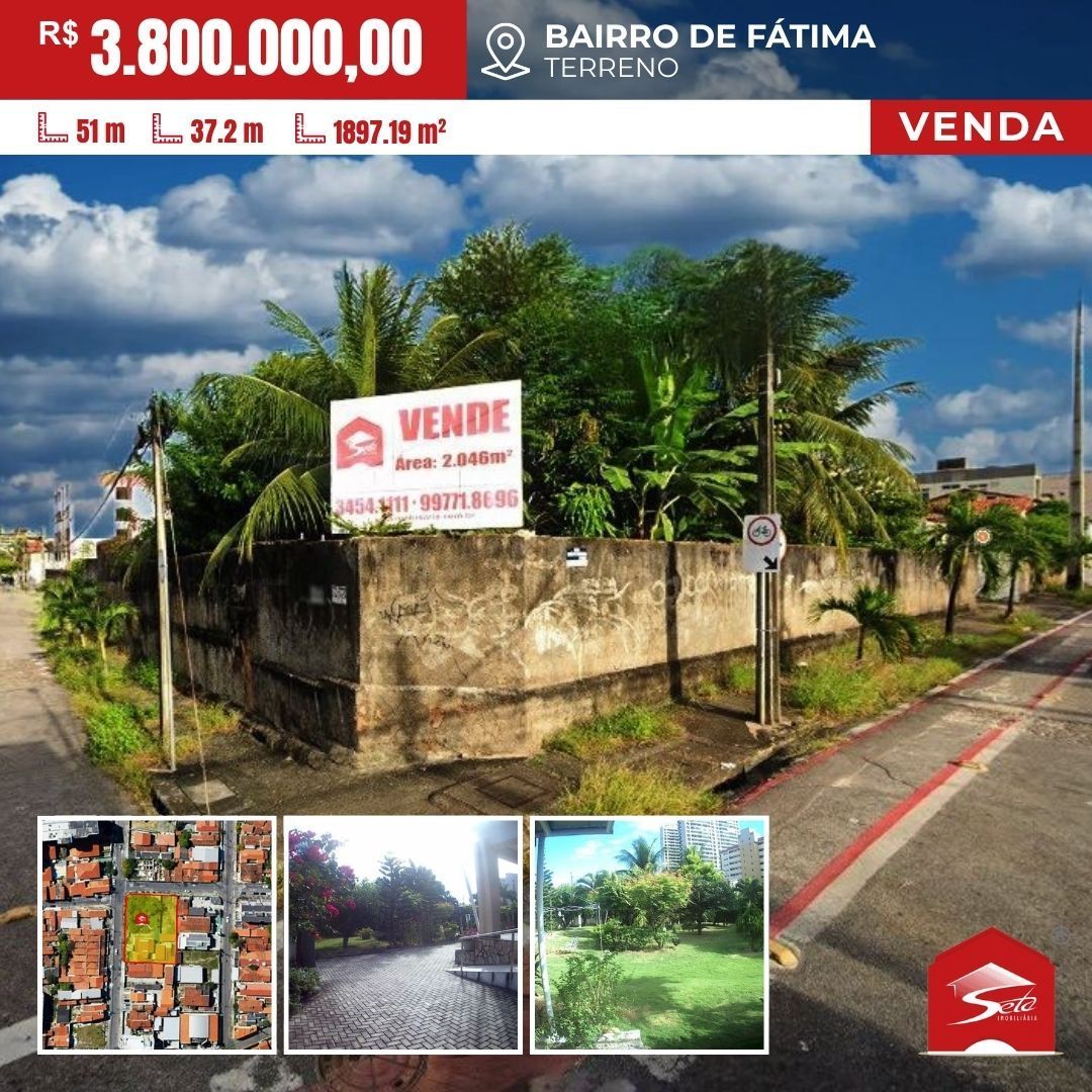 (TE1884) terreno para venda, Fátima, Fortaleza.
