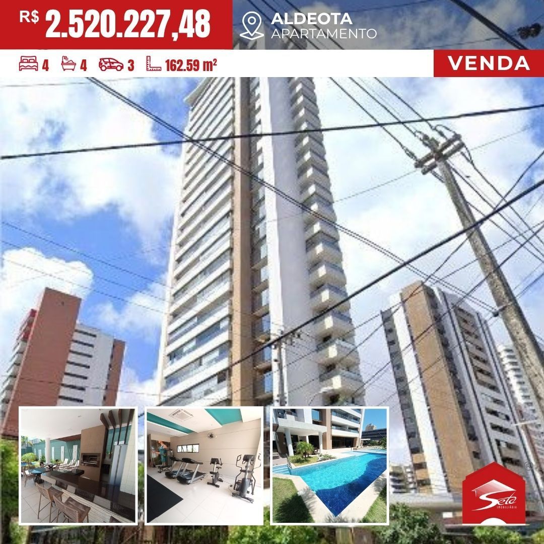 (AP8143)Apartamento com 162,59 m Localizado no bairro Aldeota