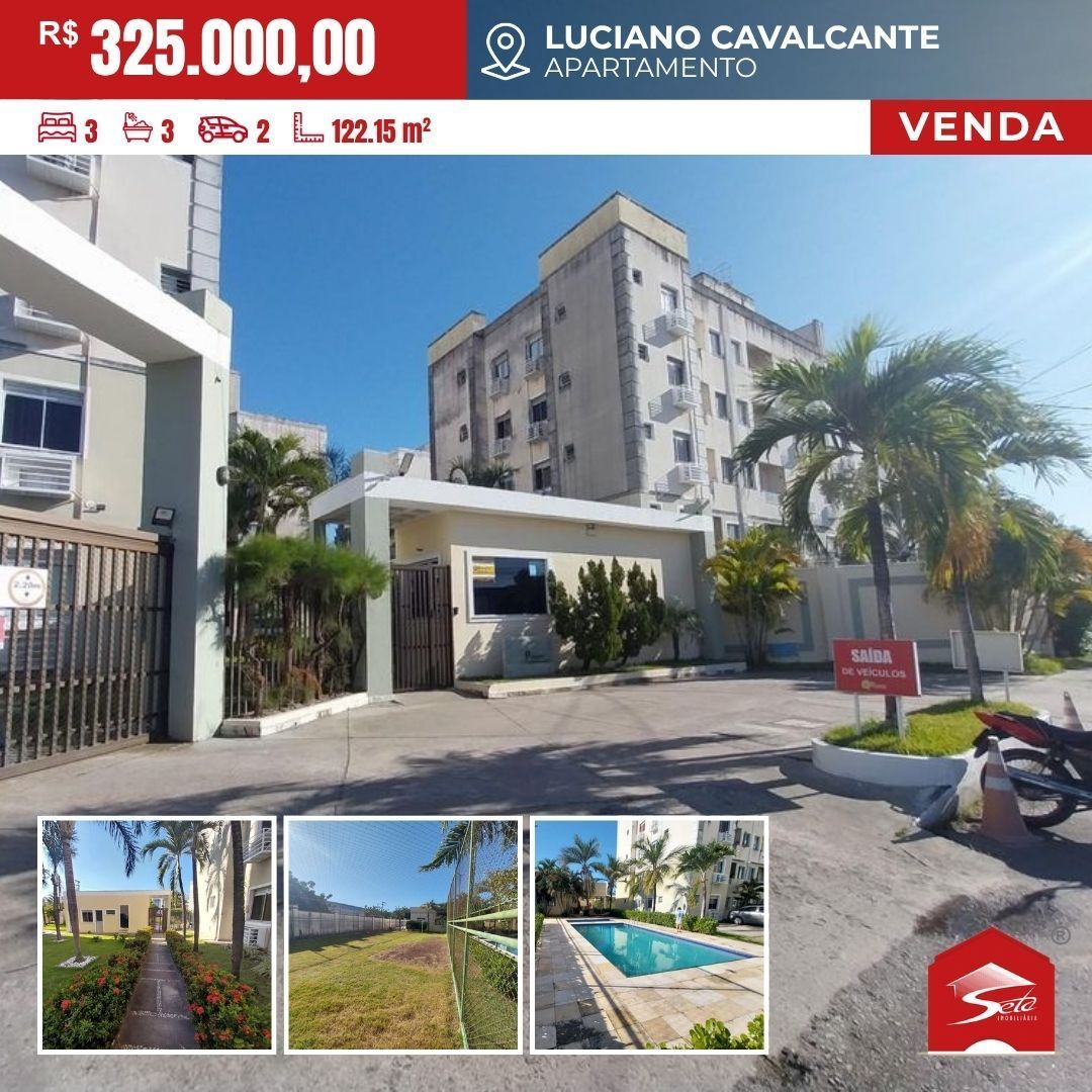 (AP8236) Apartamento localizado no Engenheiro Luciano Cavalcante, medindo 122m²