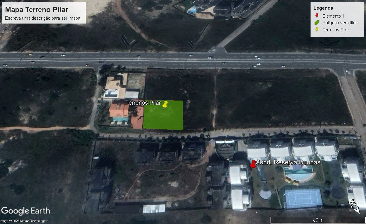 (te8106) terreno 1.320,00m² localizado no porto das dunas - 