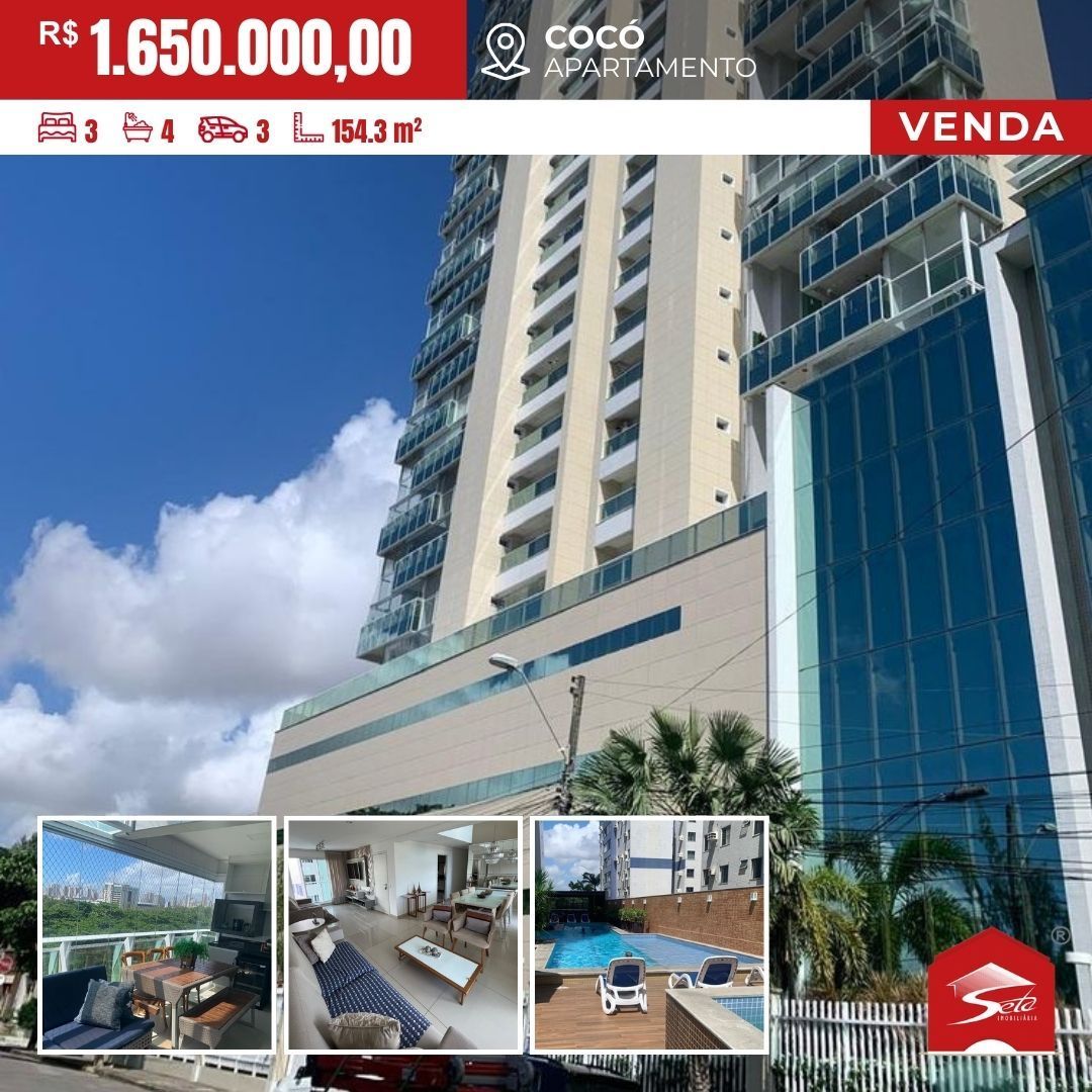 (AP8176) - Apartamento 154,30 m², Localizado no Cocó