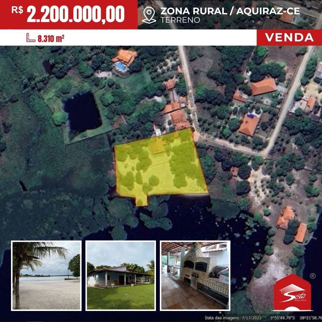 (TE8221) Excelente terreno localizado no Aquiraz/CE, medindo 32.974m².