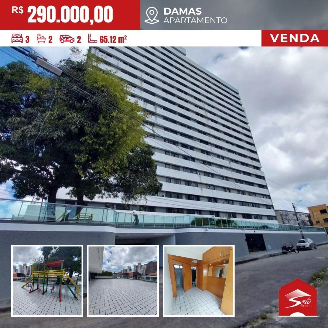 (AP8230) Apartamento medindo 65 m², localizado no bairro Damas