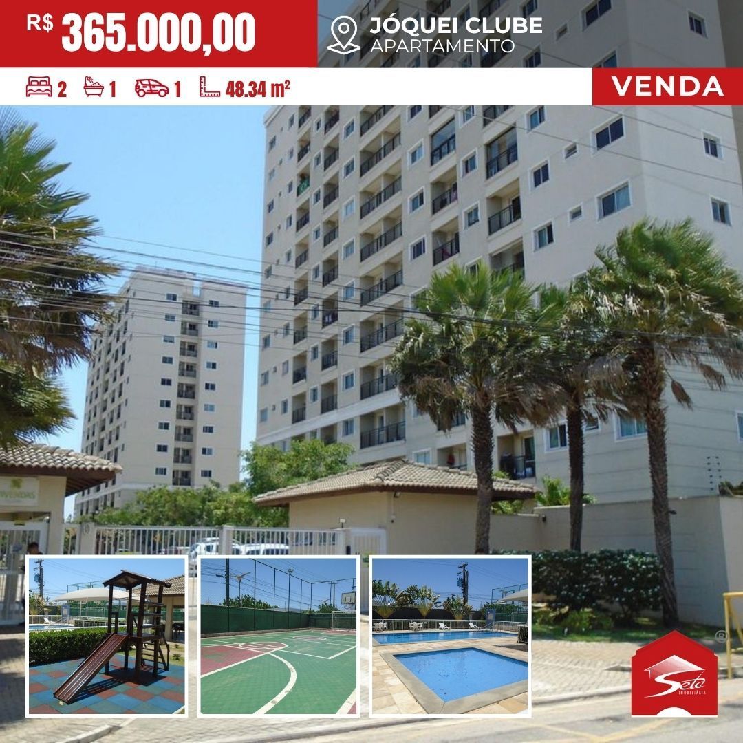 (AP8044) Apto com 48,34m² - Jóque Clube
