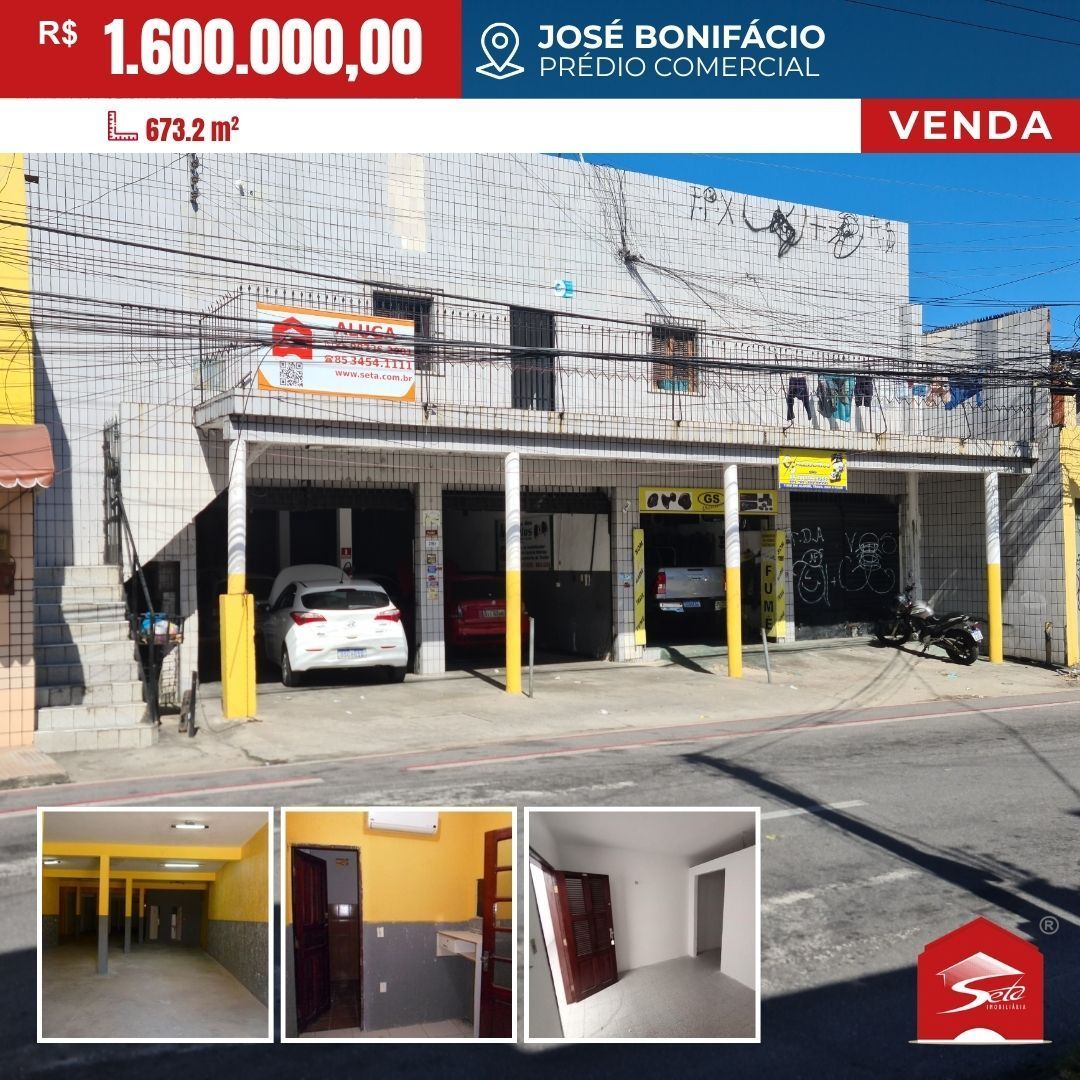 (PC8135) Prédio comercial e Residencial com 673,20 no bairro Jose Bonifácio