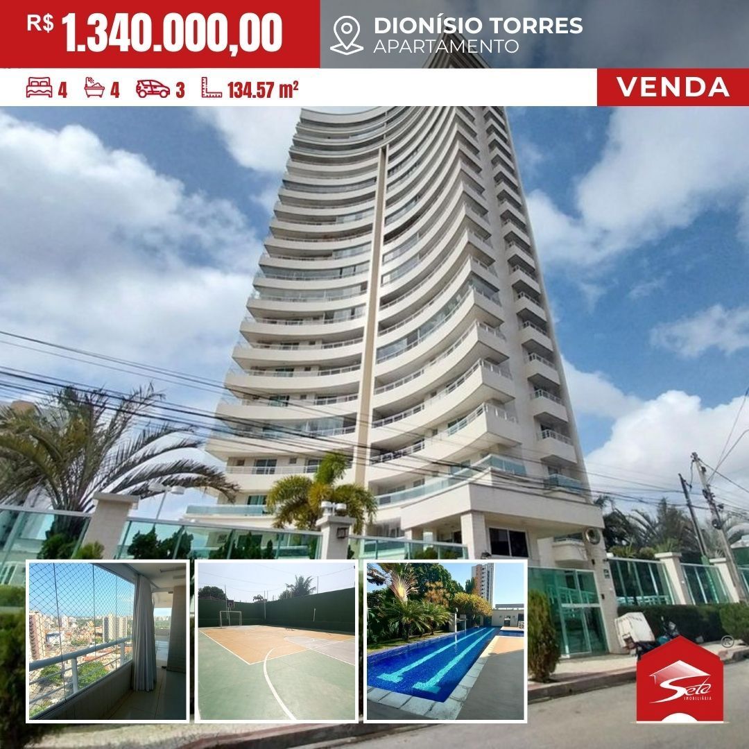 (AP8214) Excelente apartamento medindo 135m² localizado no Dionísio Torres