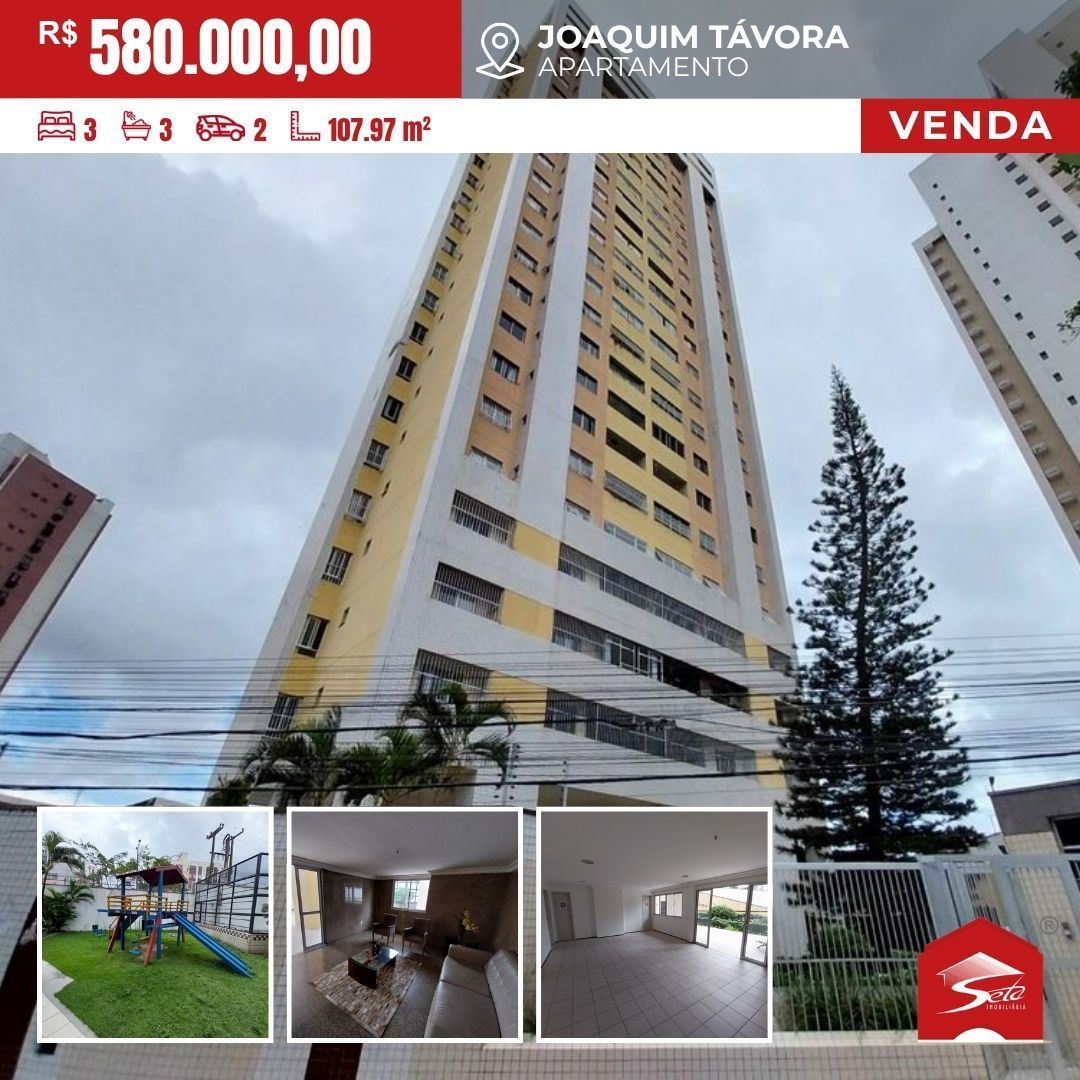 (AP8223) Apartamento localizado no bairro J. Távora medindo 107,97m²
