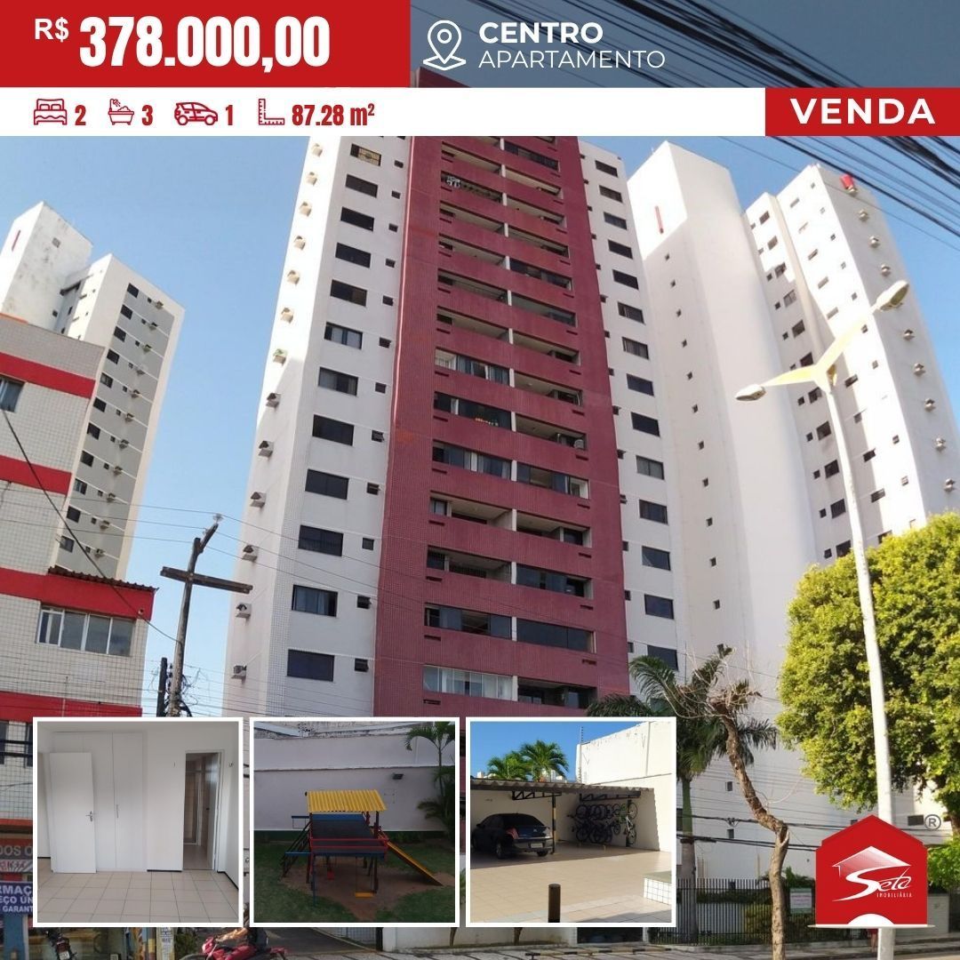 (AP4217) Apto de 87,85m² - Centro - Fortaleza/CE