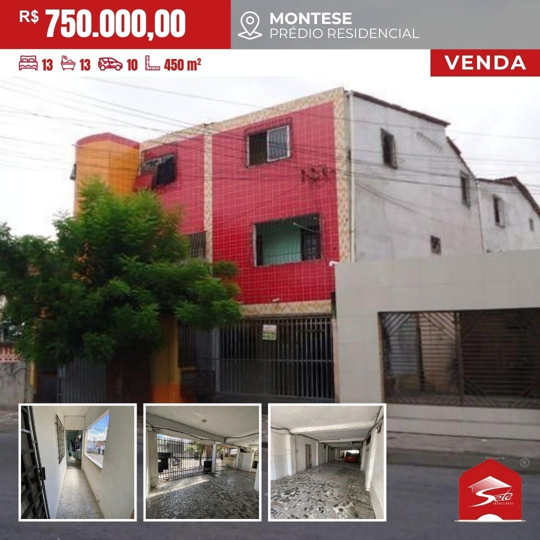 (PR8116) - PREDIO RESIDENCIAL 450m² Localizado no bairro Montese