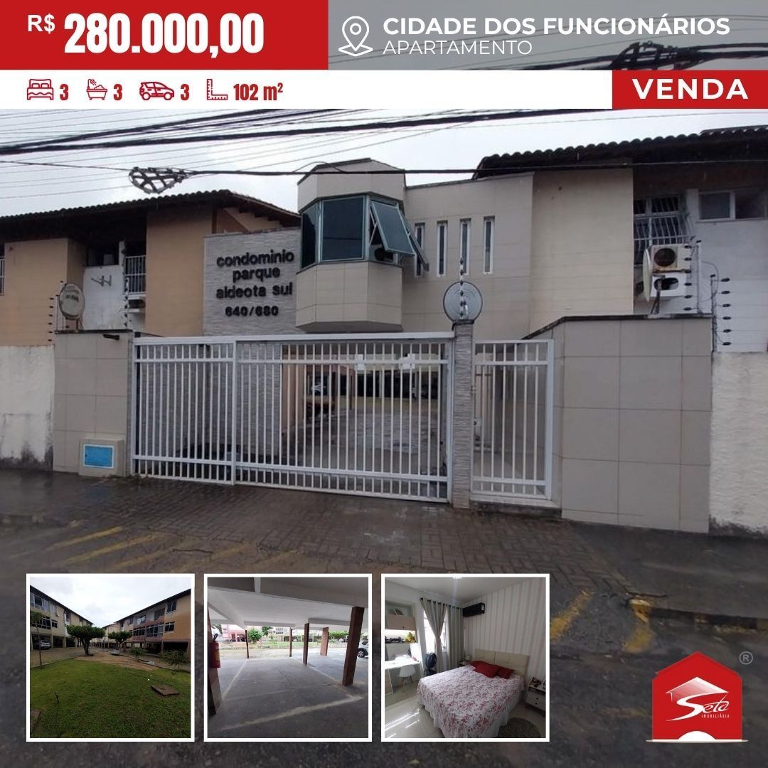 (AP8229) Apartamento localizado no bairro Cidade dos Funcionários com 102m²
