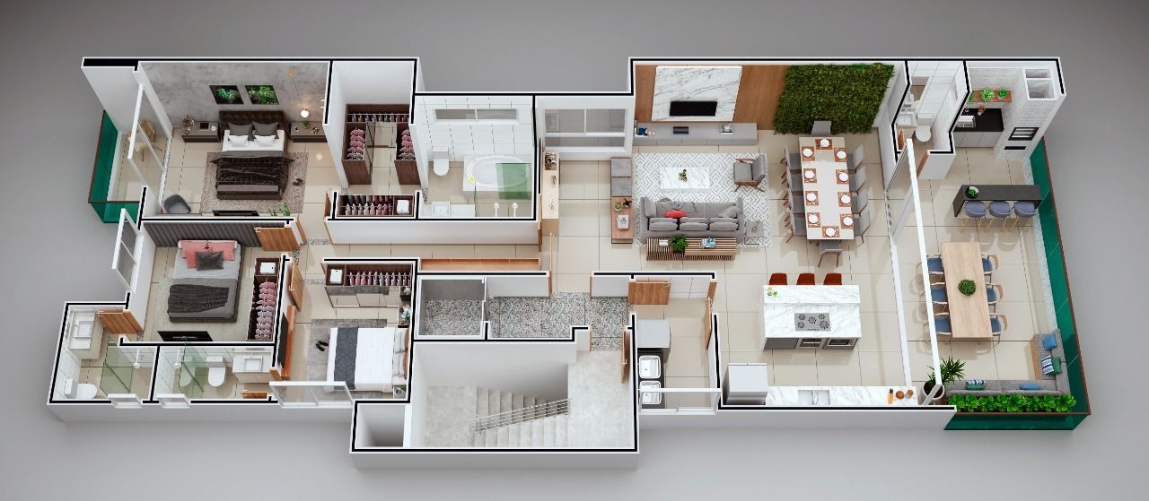 Apartamento à venda com 3 quartos, 158m² - Foto 19