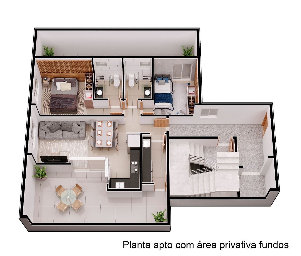 Apartamento à venda com 2 quartos, 70m² - Foto 5