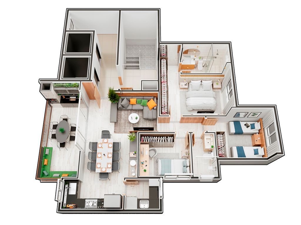 Apartamento à venda com 3 quartos, 106m² - Foto 9