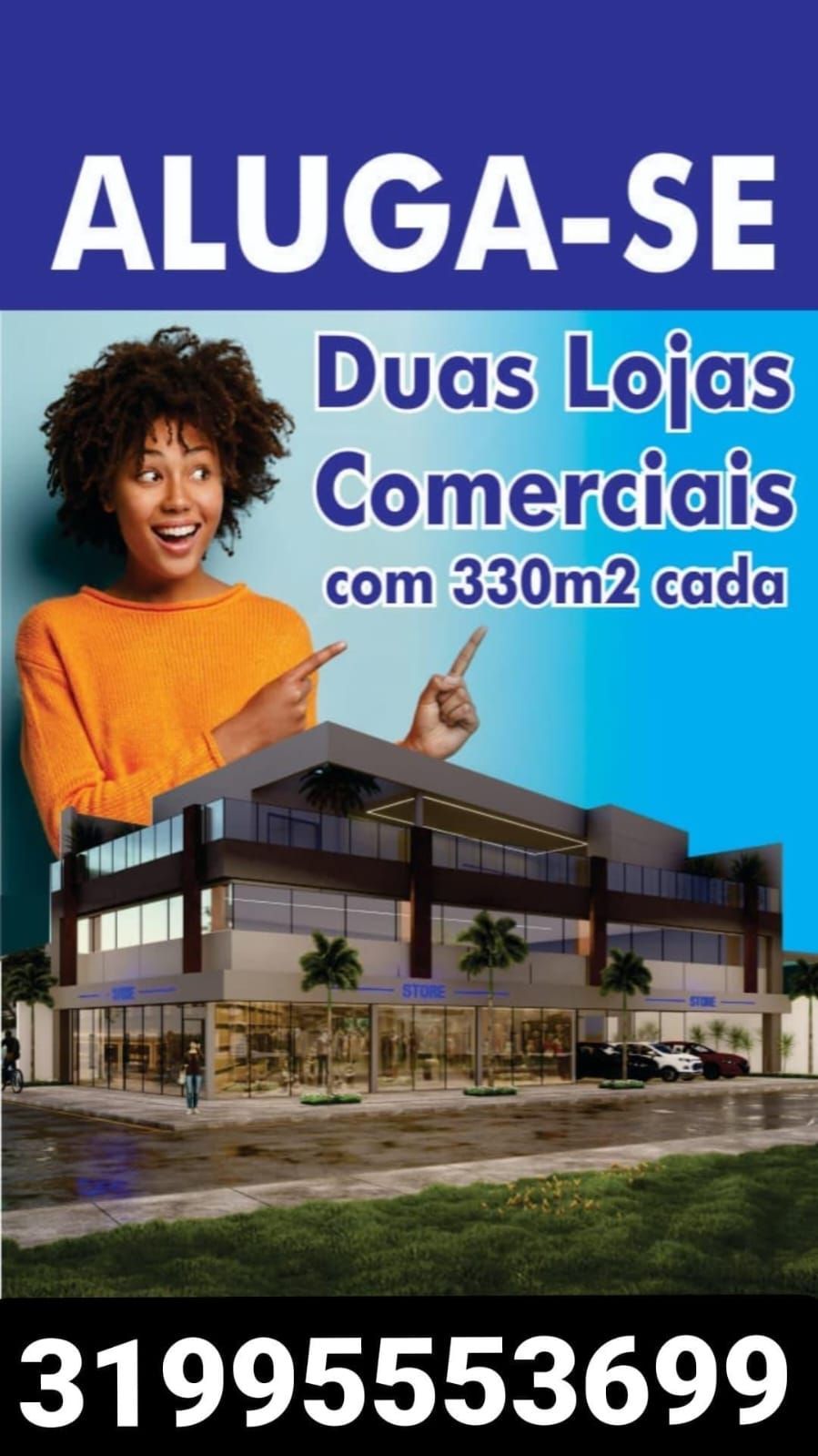 Loja-Salão para alugar com 2 quartos, 330m² - Foto 1