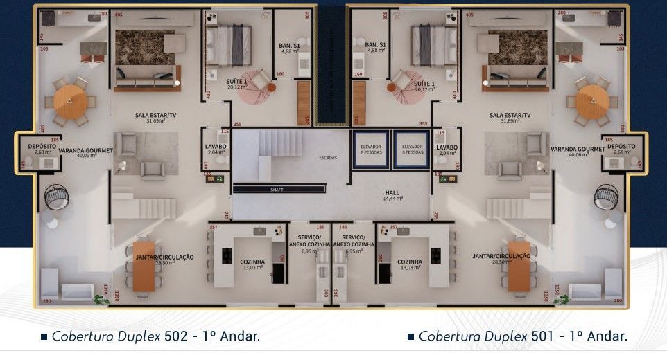 Cobertura à venda com 4 quartos, 295m² - Foto 2