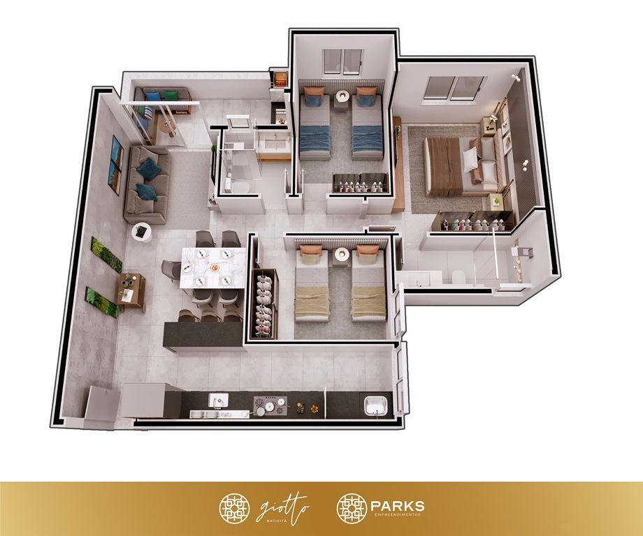 Apartamento à venda com 2 quartos, 72m² - Foto 9