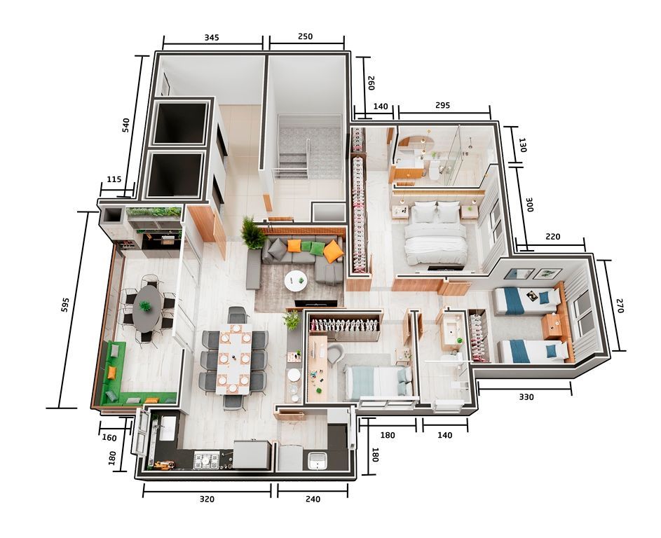 Apartamento à venda com 3 quartos, 106m² - Foto 8