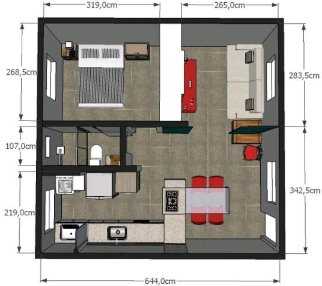 Apartamento à venda com 1 quarto, 51m² - Foto 8