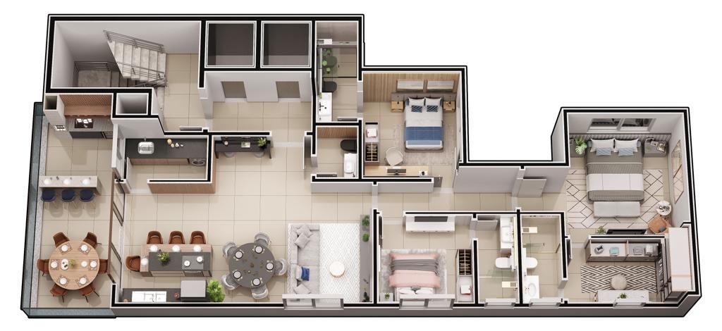 Apartamento à venda com 3 quartos, 150m² - Foto 28