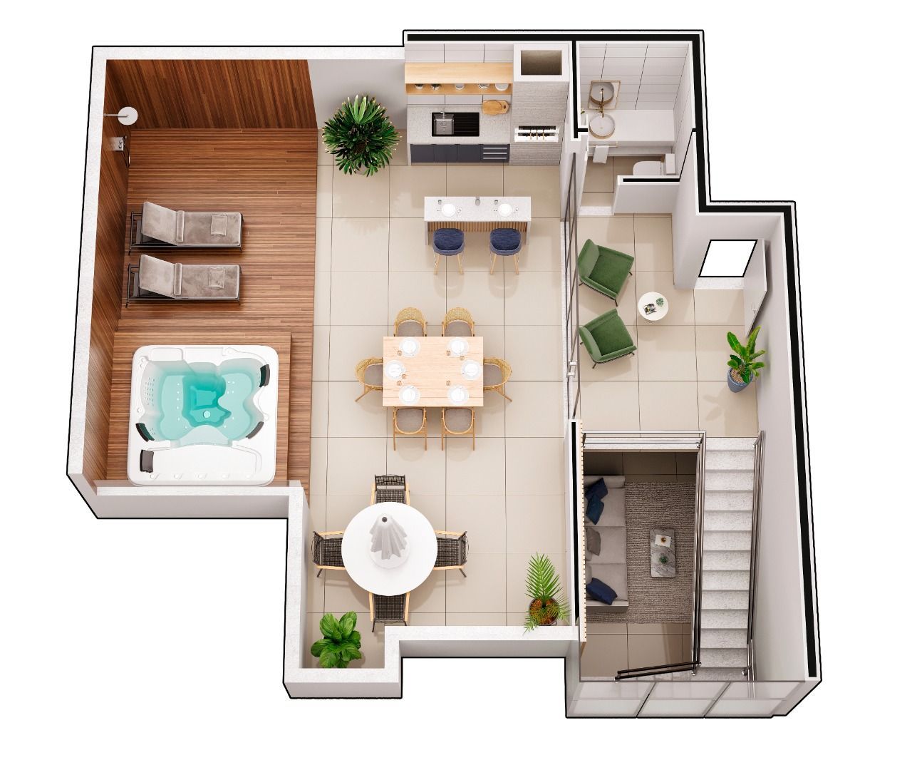 Apartamento à venda com 3 quartos, 20m² - Foto 5