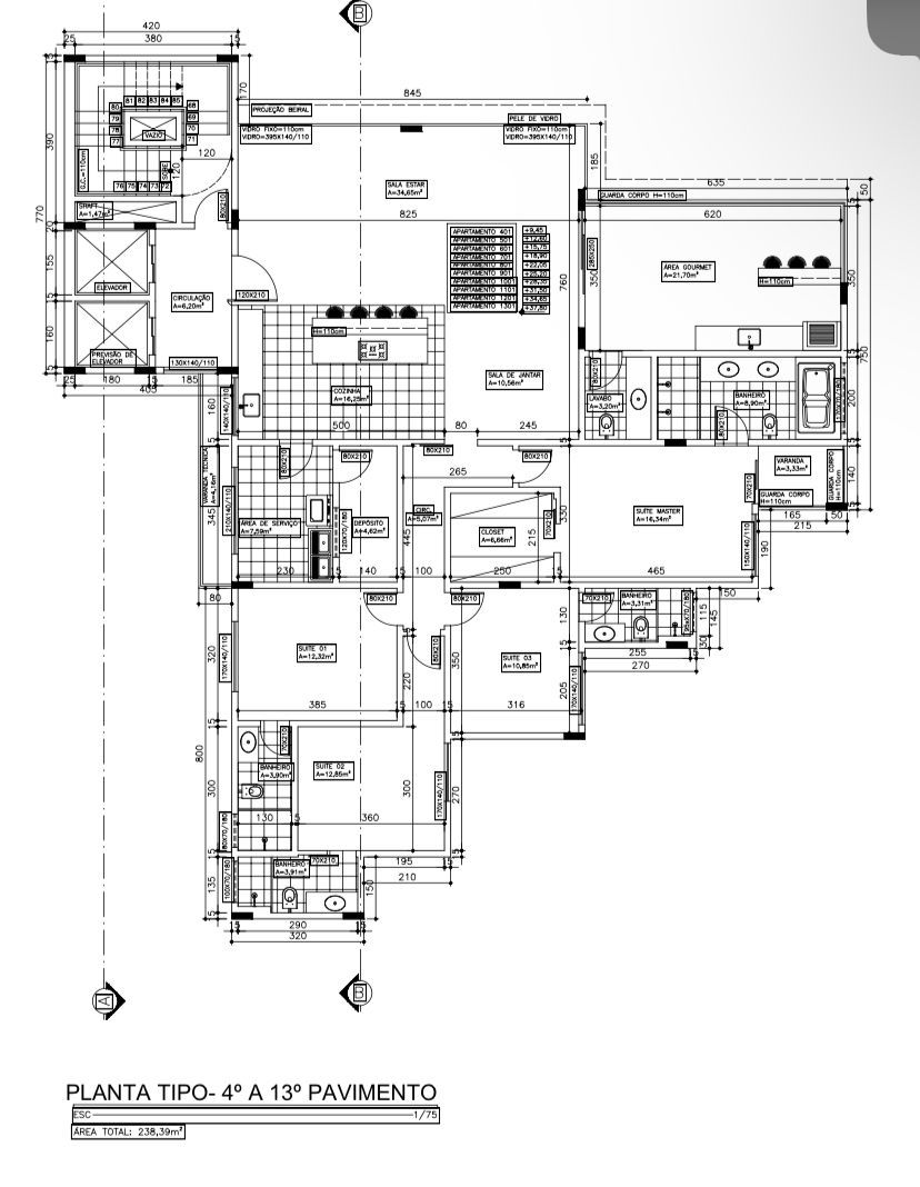 Cobertura à venda com 4 quartos, 412m² - Foto 12