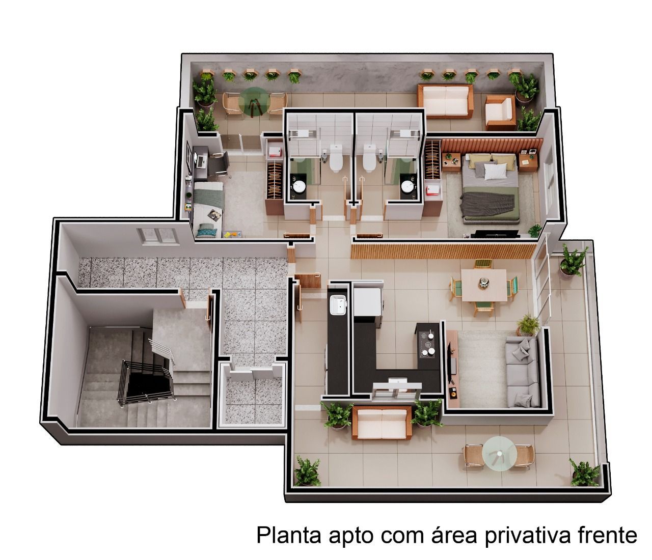 Apartamento à venda com 2 quartos, 70m² - Foto 6