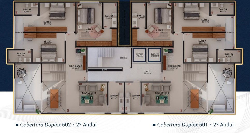 Cobertura à venda com 4 quartos, 295m² - Foto 3