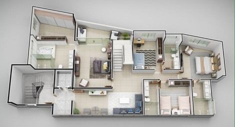 Apartamento à venda com 3 quartos, 165m² - Foto 3