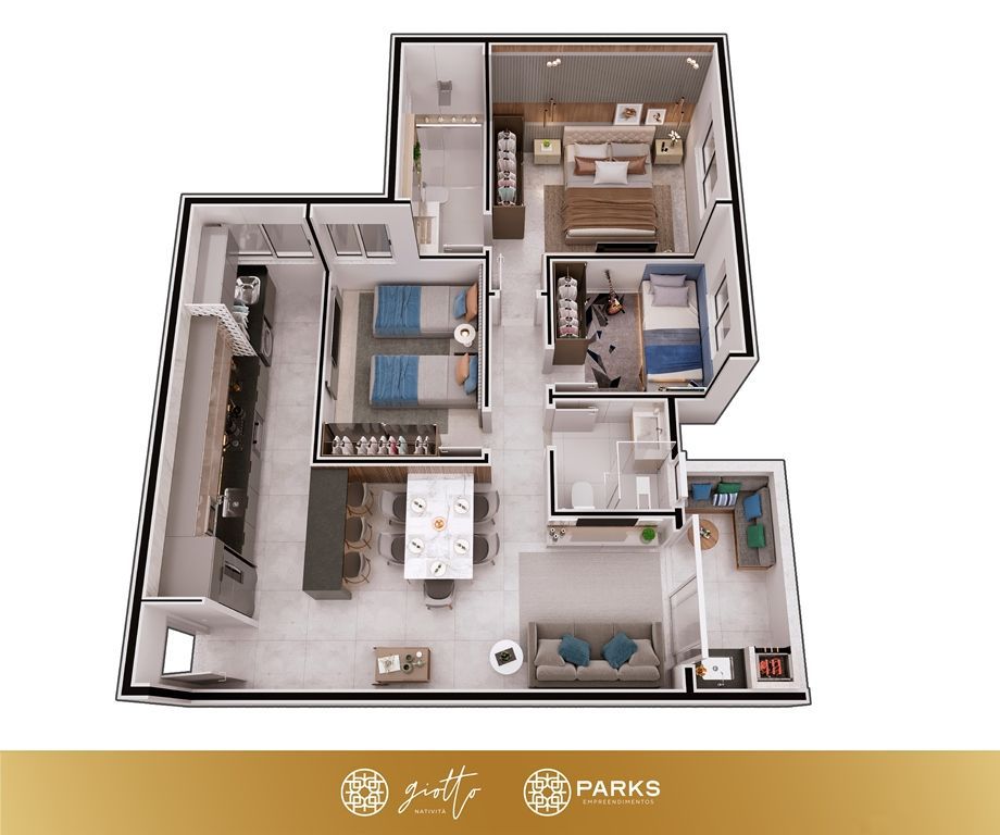 Apartamento à venda com 2 quartos, 72m² - Foto 8