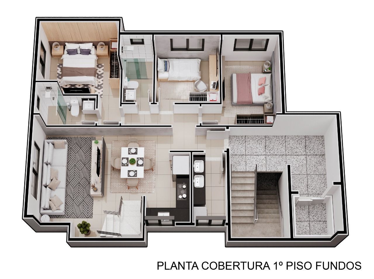 Cobertura à venda com 3 quartos, 170m² - Foto 2