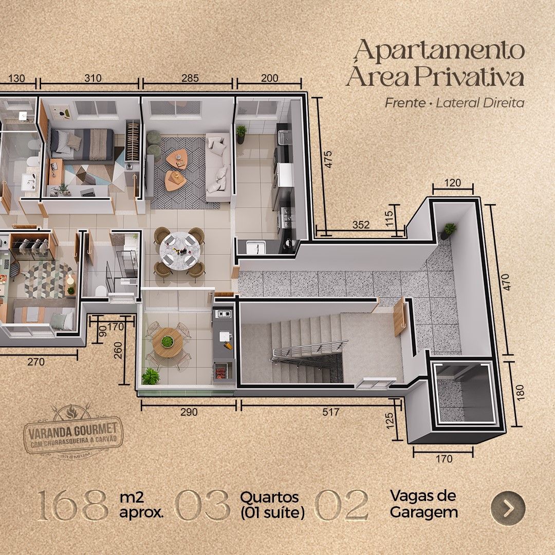 Apartamento à venda com 3 quartos, 95m² - Foto 7