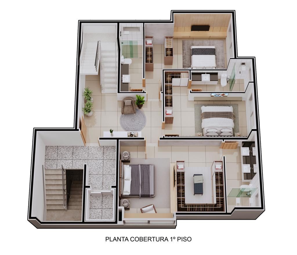 Cobertura à venda com 3 quartos, 210m² - Foto 3