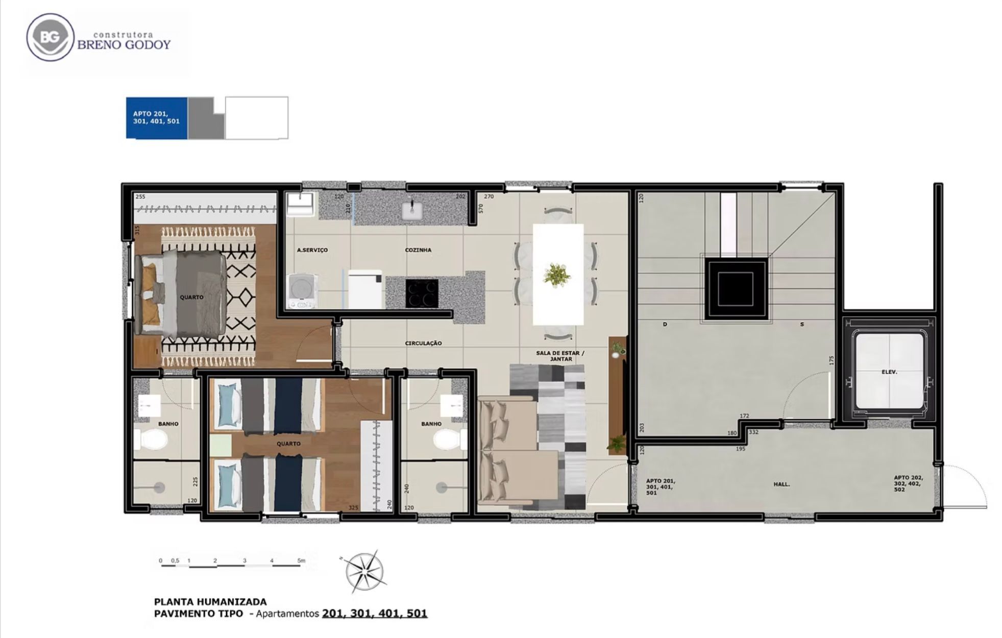 Apartamento no Ana Lúcia — miniatura 3